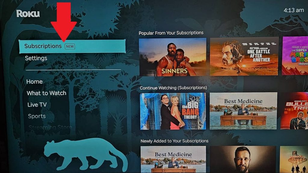 Roku’s New Subscription Feature Makes Me Forget All About Google TV Roku Subscriptions feature on Roku home screen.