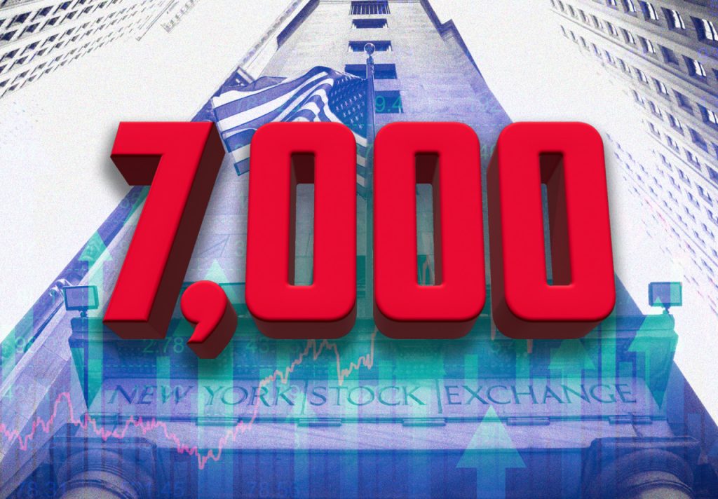 S&P 500 touches 7,000 for the first time, led by a surprising group of stocks