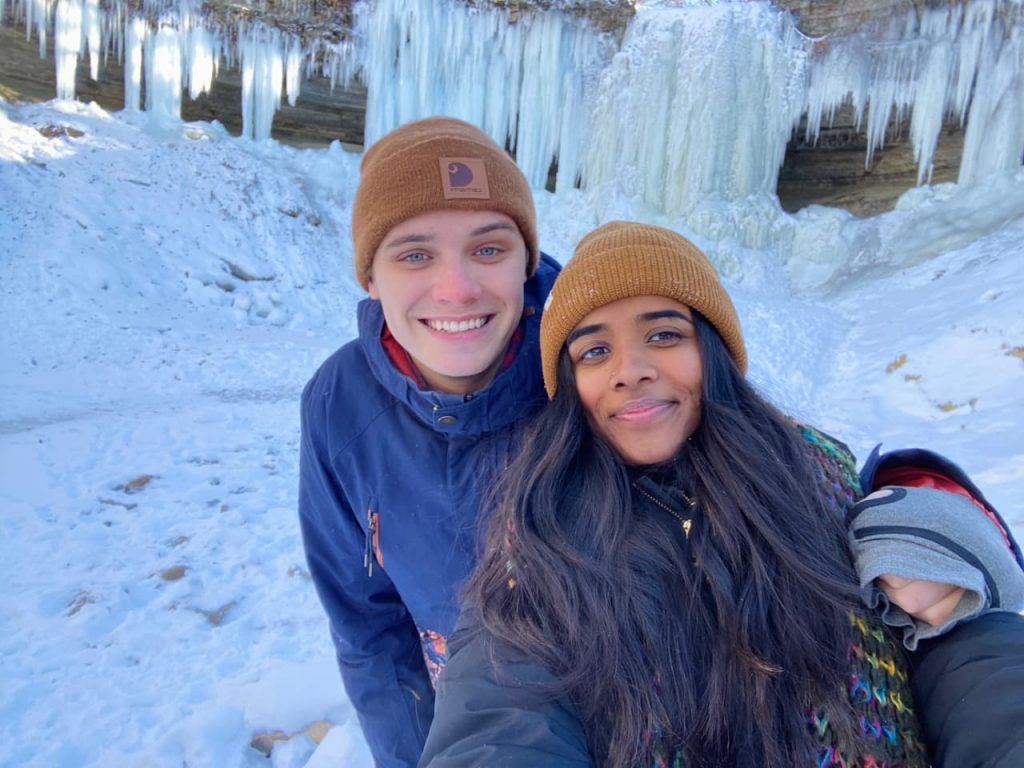 ‘I need protein shakes’: Couples disagree about panic-buying for nationwide snowstorm