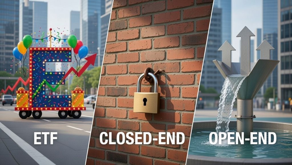 How ETFs, Open End Mutual Funds, and Closed End Funds Trade How ETFs, Open End Mutual Funds, and Closed End Funds Trade