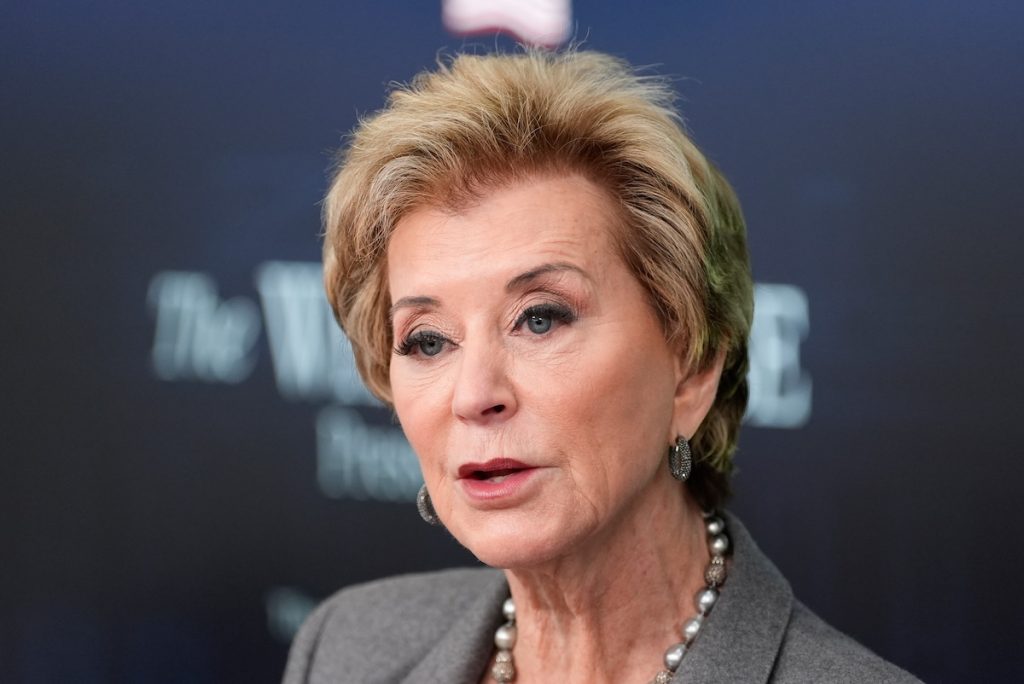 SAVE Plan Forbearance Ending: What To Know Education Secretary Linda McMahon speaks with reporters in the James Brady Press Briefing Room at the White House, Thursday, Nov. 20, 2025, in Washington. (AP Photo/Alex Brandon, File)