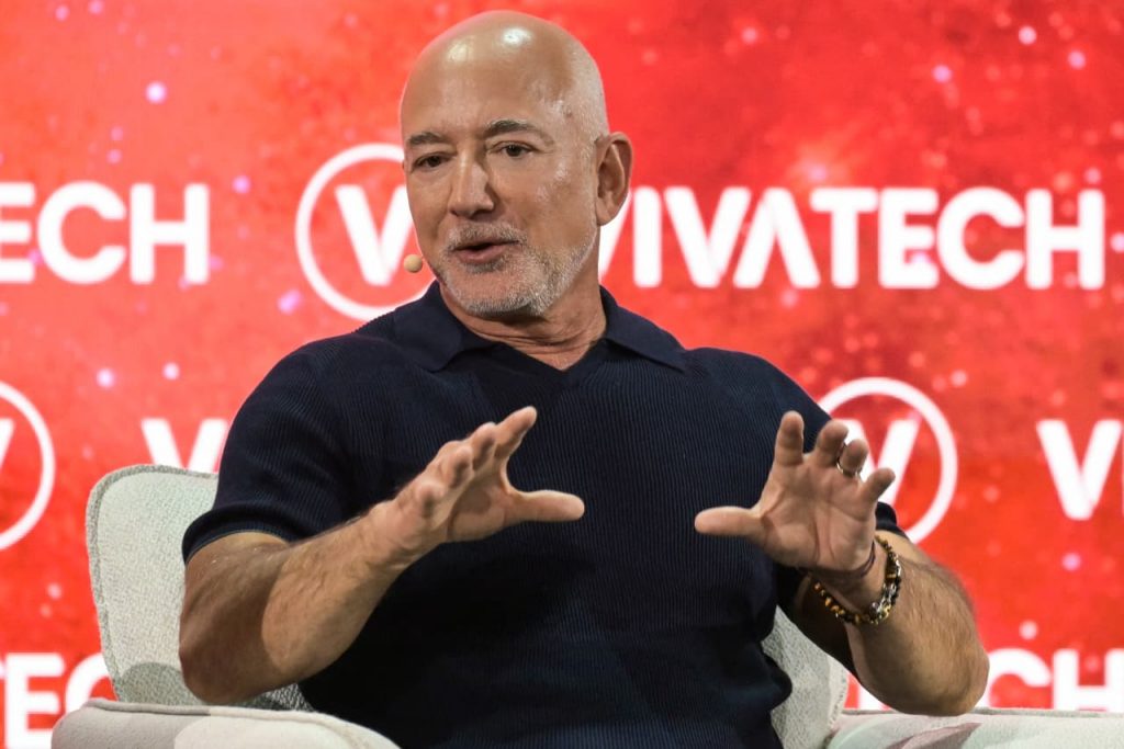 Bezos says the only thing holding back orbital data centers is cost, not science, as he says AI will create jobs Bezos says the only thing holding back orbital data centers is cost, not science, as he says AI will create jobs