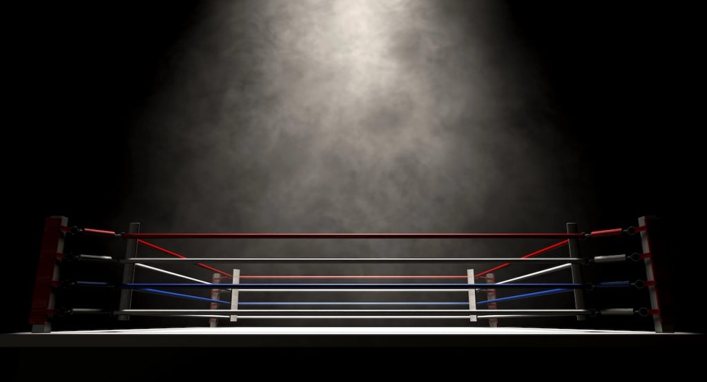 How CIT Bank’s 4.10% APY Stacks Up Against The Best Savings Accounts Boxing ring, representing the match up of CIT Bank against competitors. Source: The College Investor