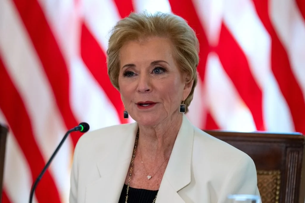 Student Loan IDR Backlog Drops To Record Low, But PSLF Buyback Issues Remain Education Secretary Linda McMahon speaks during a meeting of the White House Task Force on Artificial Intelligence Education in the East Room of the White House, Thursday, Sept. 4, 2025, in Washington. (AP Photo/Alex Brandon)